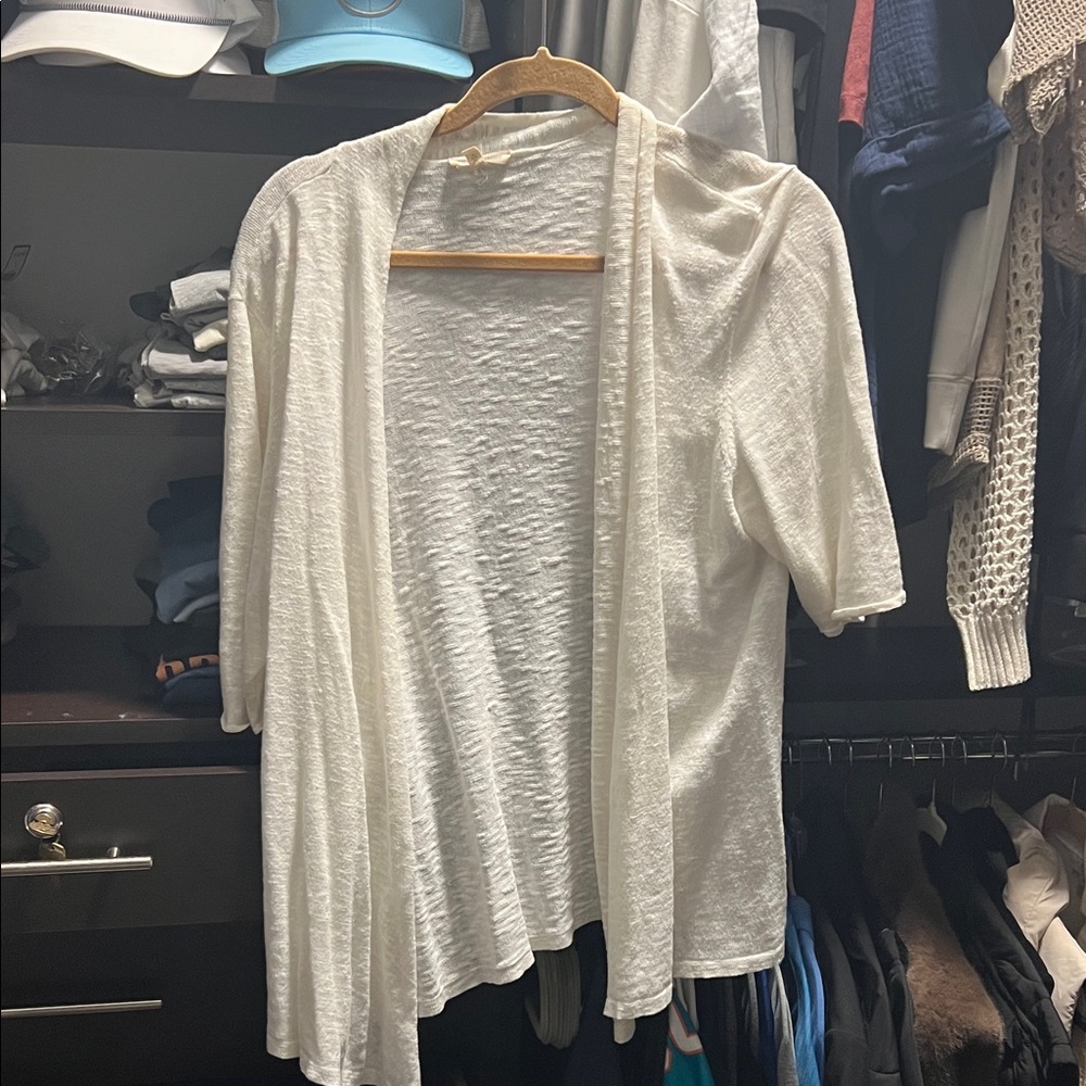 Eileen Fisher Cream Women's Cardigan